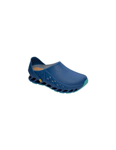 Scholl - Evoflex Navy Blu Zoccoli Unisex Numero 37 Confezione 1 Paio