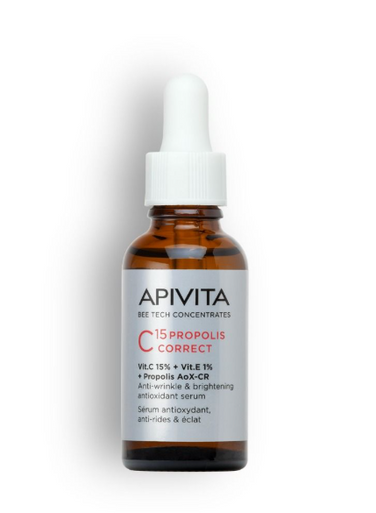 Apivita - C15 Propolis Correct Siero Anti-Età Vitamina C Confezione 30 Ml