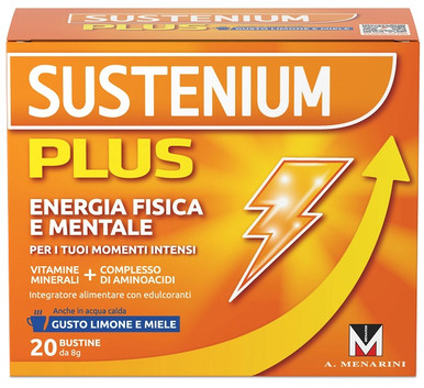 Sustenium - Plus Gusto Limone Miele Confezione 20 Bustine