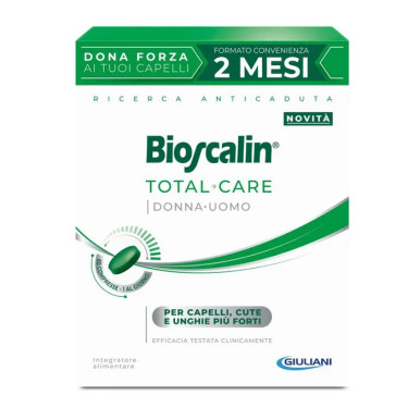 Bioscalin - Total Care Integratore Capelli Anticaduta Confezione 60 Compresse Formato 2 Mesi