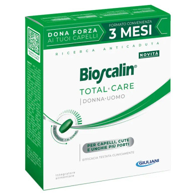 Bioscalin - Total Care Integratore Capelli Anticaduta Confezione 90 Compresse Formato 3 Mesi