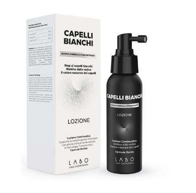 Labo - Lozione Trattamento Riduzione Capelli Bianchi Donna Confezione 100 Ml Confezione 100 Ml