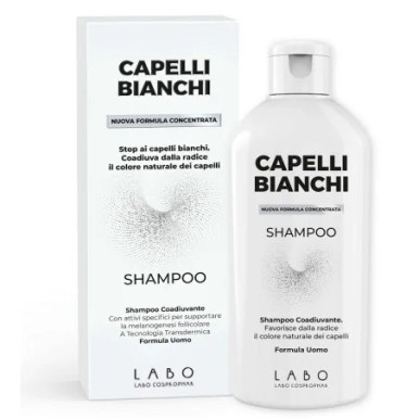 Labo - Riduzione Capelli Bianchi Shampoo Uomo Confezione 200 Ml