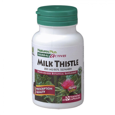 Nature's Plus - Herbal Actives Cardo Mariano Confezione 60 Capsule (Scadenza Prodotto 04/2026)