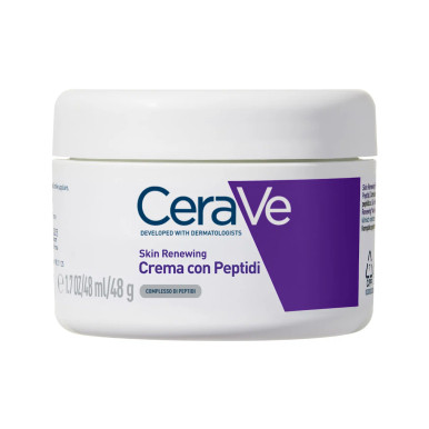 Cerave - Skin Renewing Crema Viso Pelli Sensibili Confezione 48 Gr