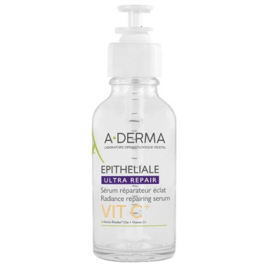 A-Derma - VIT C+ Siero Viso Ristrutturante Luminosità  Confezione 30 Ml