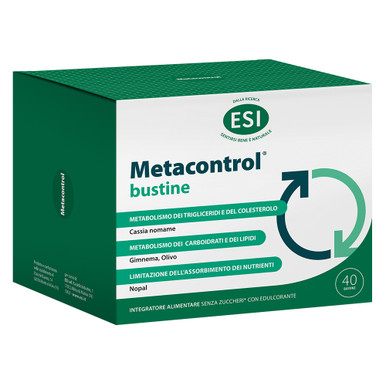 Esi - Metacontrol Integratore Alimentare Metabolismo Confezione 20 Bustine