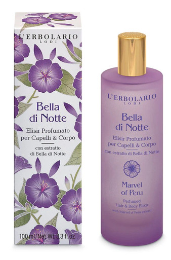 L'Erbolario - Bella Di Notte Elisir Profumato Capelli e Corpo Confezione 100 Ml EDIZIONE LIMITATA