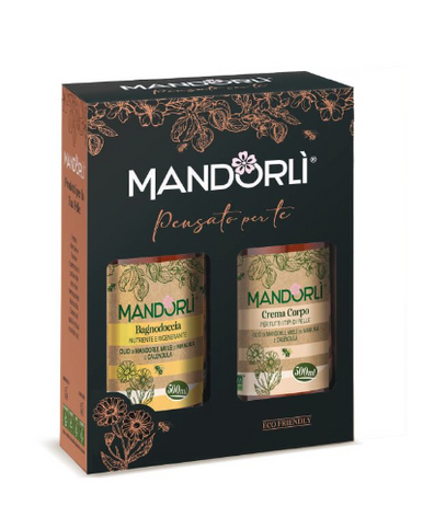 Mandorlì - Cofanetto Detersione e Idratazione Corpo Confezione 500 Ml + 500 Ml