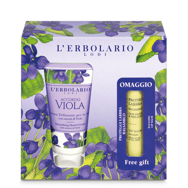 L'Erbolario - Accordo Viola Crema Mani e Proteggilabbra in Omaggio