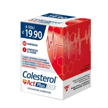 Colesterol Act - Plus CM Integratore Benessere Cardiocircolatorio Confezione 60 Compresse
