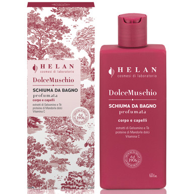 Helan - I Muschi Dolce Muschio Schiuma da Bagno Profumata Corpo e Capelli Confezione 200 Ml