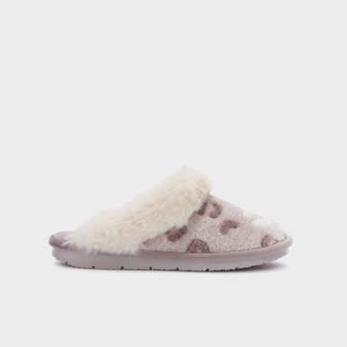 Scholl - Brienne Taupe Pantofola Donna Microfibra e Pelliccia Sintetica Numero 40