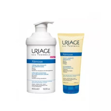 Uriage - Xémose C8+ Olio Detergente + Crema Anti- Irritazioni