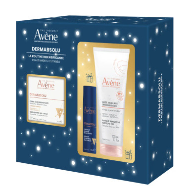Avène - Cofanetto Natale Dermabsolu Crema Giorno Ridensificante + Crema Notte + Gel Micellare