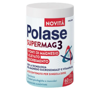 Polase - Supermag 3 Integratore Stanchezza e Metabolismo Energetico Confezione 120 Gr