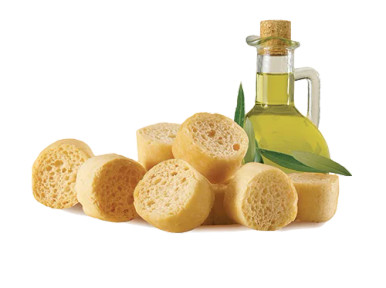 Il Mondo Senza Glutine - Pane Duro Crostini Olio Extra Vergine Confezione 120 Gr (Scadenza Prodotto 03/2026)