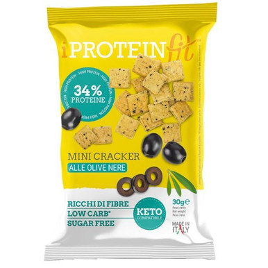 iProteinFit Snack Salato alle Olive Nere  Confezione 30 Gr