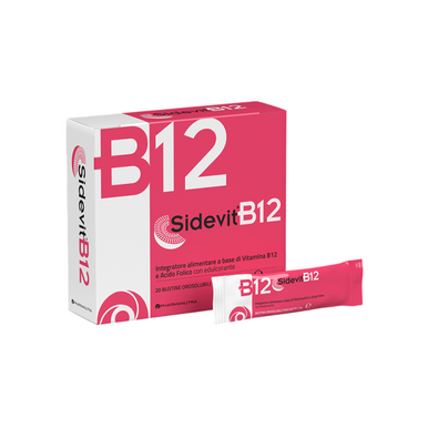 Sidevit - Integratore Vitamina B12 e Acido Folico Confezione 20 Stick