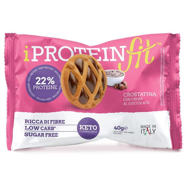 IproteinFit - Crostatina Proteica con Crema Cioccolato  Confezione 1 Pezzo
