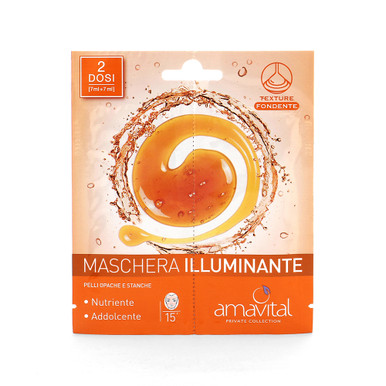 Oficine Cleman - Amavital Private Collection Maschera Illuminante Confezione 2 Pezzi