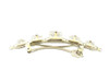 Scunci Cubic Zirconia Auto Clap Metal Hair Barrette - 1 Pc.