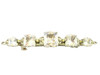 Scunci Cubic Zirconia Auto Clap Metal Hair Barrette - 1 Pc.