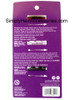 Goody Assorted Color Claw Hair Clips - Back of Package