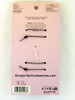 Scunci No Slip Grip Mini Claw Hair Clips - Back of Package
