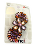 Scunci Crystal Auto Clap Metal Hair Barrette - 1 Pc.