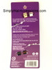 Goody Jenna Metal Domed Staytight Hair Barrettes  - Back of Package