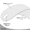 Donna Olive Oil & Vitamin E Treated Deluxe Foam Mesh Wrap - Black