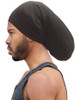 King.J Regular Size Unisex Spandex Cap For Dreadlocks - Black