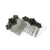 Goody Jewel Rhinestone metal side hair combs