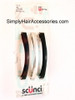 Scunci Staytight Metal Domed Hair Barrettes - 3 Pcs.