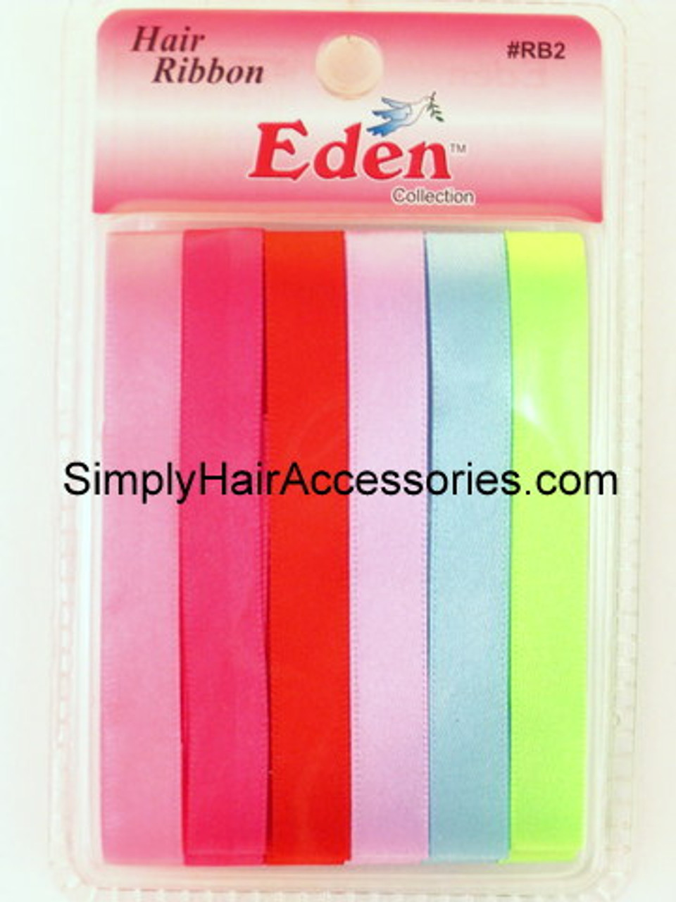 Eden Girls Hair Ribbons - 6 Pcs.