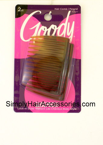 Goody Kathy Tortoise Side Hair Combs 2 Pcs.