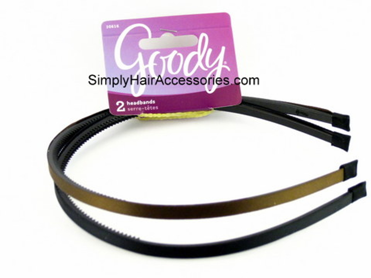 Goody Ouchless Adult Thin Flex Tip Head Band - 2 Pcs.