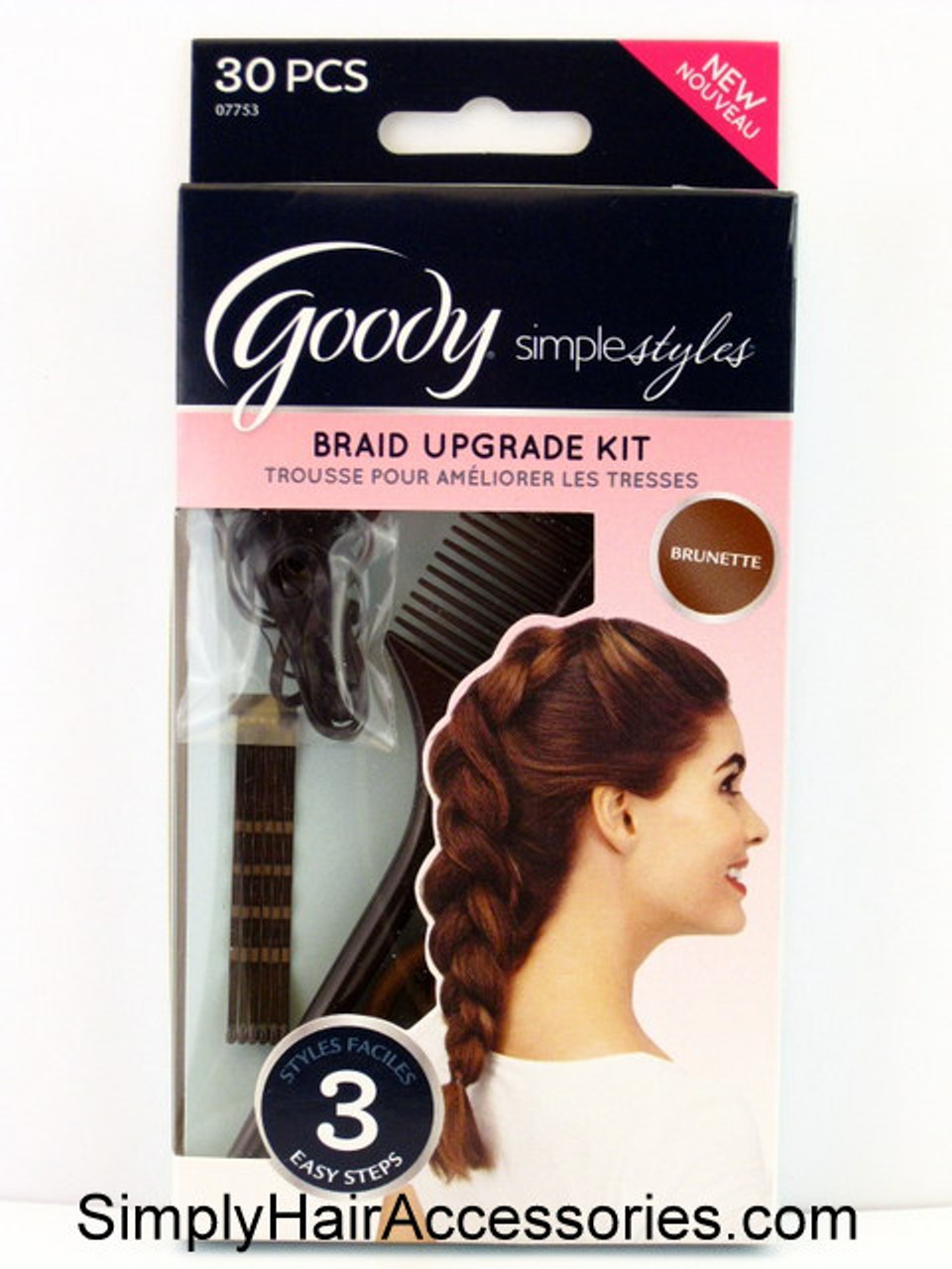 Goody Simple Styles Fountain Flip, Brunette