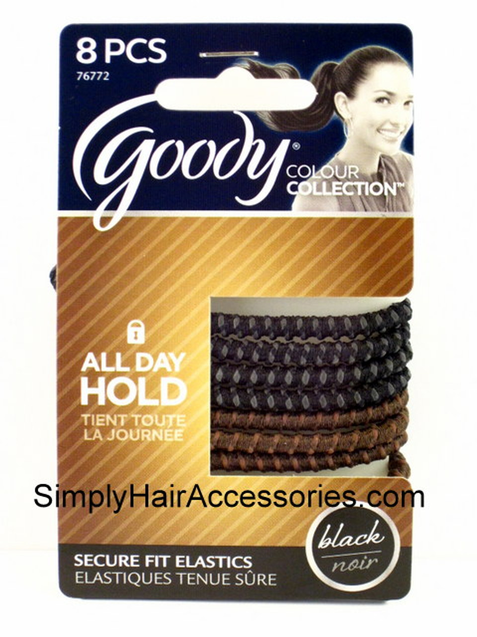 Goody Colour Collection Stayput Silicone Hair Elastics 8 Pcs