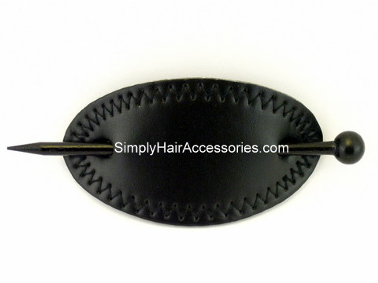 Hair Circle and Stick Hair Oval With Stick Hair Barrette Bun 