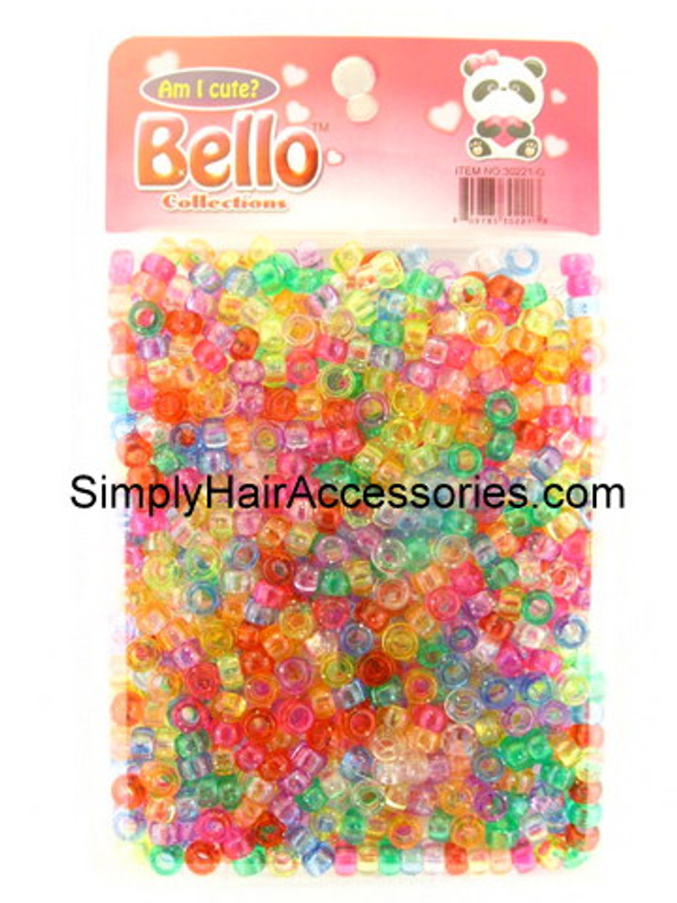 Bello Pony Braiding Hair Beads - Approximately 700 Pcs.