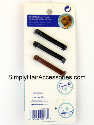 Goody Ouchless Staytight Hair Barrettes 4 Pcs.