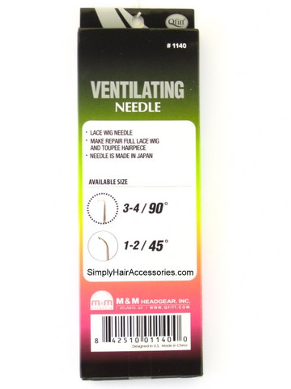 Qfitt Lace Wig Ventilating Needle Making/Repair DIY Tool - 1 Pc.