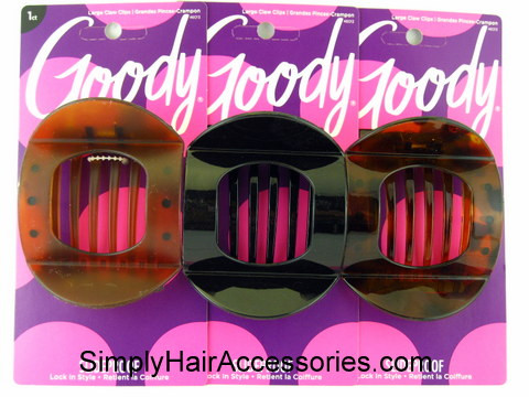 Annie Large Side Hair Combs Black 2 Pcs.