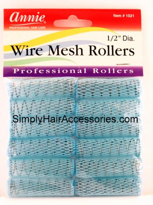 Annie 1/2" Wire Mesh Hair Rollers