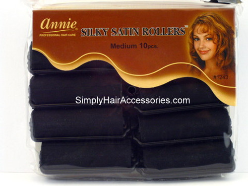 Annie Medium 3/4" Satin Hair Rollers