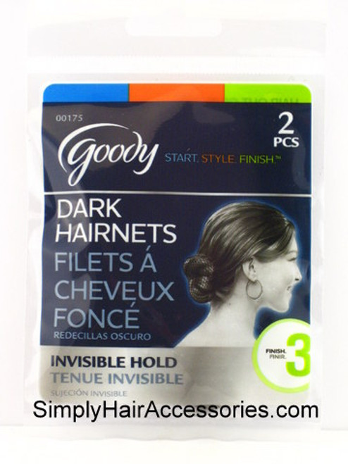 Goody Hair Nets - Dark Invisible - 2 Pcs.