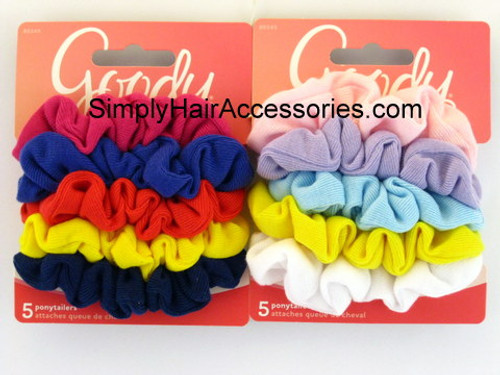 Goody Girls Ouchless Hair Scrunchies -  5 Pcs.