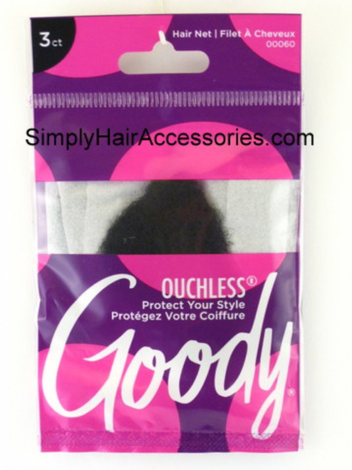 Goody Black Hair Nets - 3 Pcs.